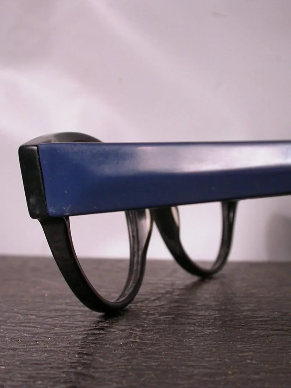Authentic Anne et Valentin Vanda Blue and Black Eyeglasses Made in France